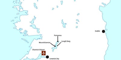 地图shannon爱尔兰机场
